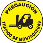 CAUTION FORKLIFT TRAFFIC (W/ GRAPHIC)