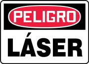 Safety Sign, Header: DANGER, Legend: DANGER LASER