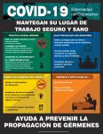COVID-19 CORONAVIRUS disease keep the workplace safe