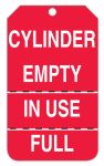 Perforated Tags By-The-Roll: Cylinder Empty - In Use - Full