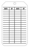 Safety Tag, Legend: INSPECTION RECORD