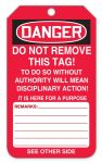 Barricade Tag (Red)