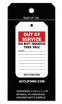 Box of Tags: Out Of Service