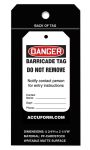 Box of Tags: Barricade Tag