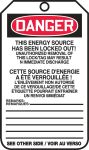 DANGER DO NOT OPERATE NE PAS MANOEUVRER ...