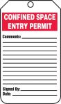 CONFINED SPACE ENTRY PERMIT