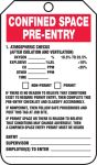 CONFINED SPACE PRE-ENTRY