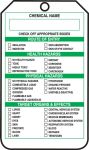 NFPA DIAMOND <br><i>Back - chemical name; route of entry; health hazards; physical hazards; target organs and effects</i>