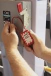 Lockout Tagout , Legend: LOCKED DO NOT REMOVE