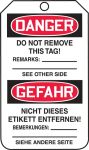 DANGER (BLANK)(English/German)