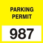 PARKING PERMIT (###)