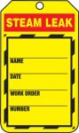Safety Tag, Legend: STEAM LEAK