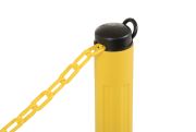 Chain Storage Stanchion Posts - Filled Base