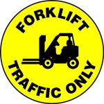 LED Sign Projector: Forklift Traffic Only