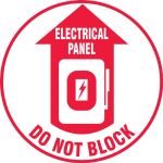 LED Sign Projector: Electrical Panel - Do Not Block