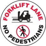 LED Sign Projector: Forklift Lane - No Pedestrians