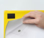 Color-Coded Magnetic Document Holder