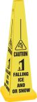 Safety Sign, Legend: QUAD-WARNING SAFETY CONES
