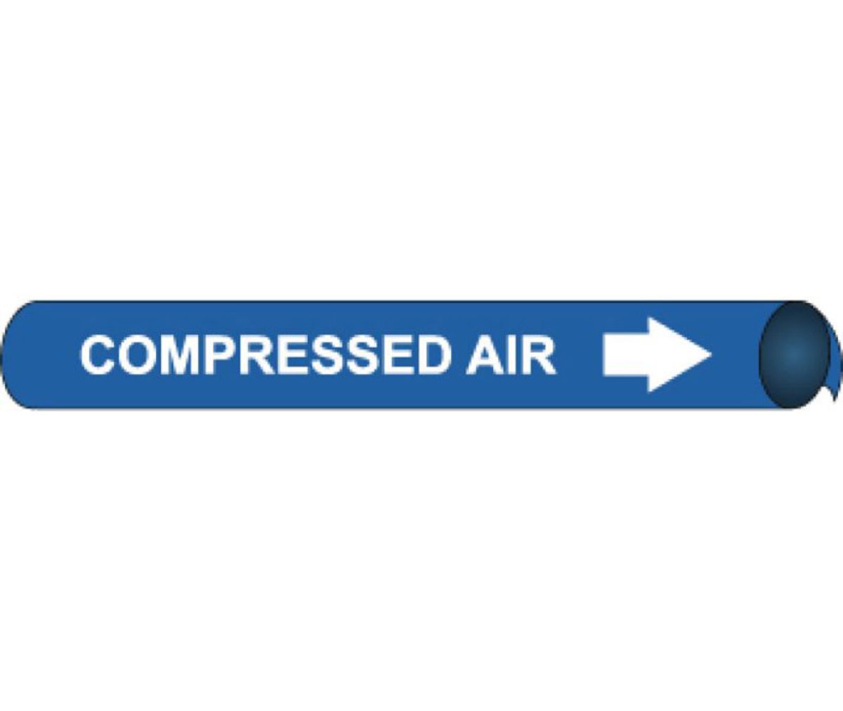 COMPRESSED AIR PRECOILED/STRAP-ON PIPE MARKER