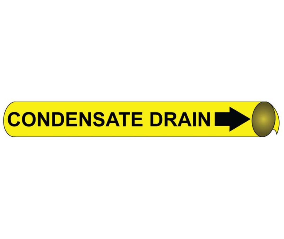 CONDENSATE DRAIN PRECOILED/STRAP-ON PIPE MARKER