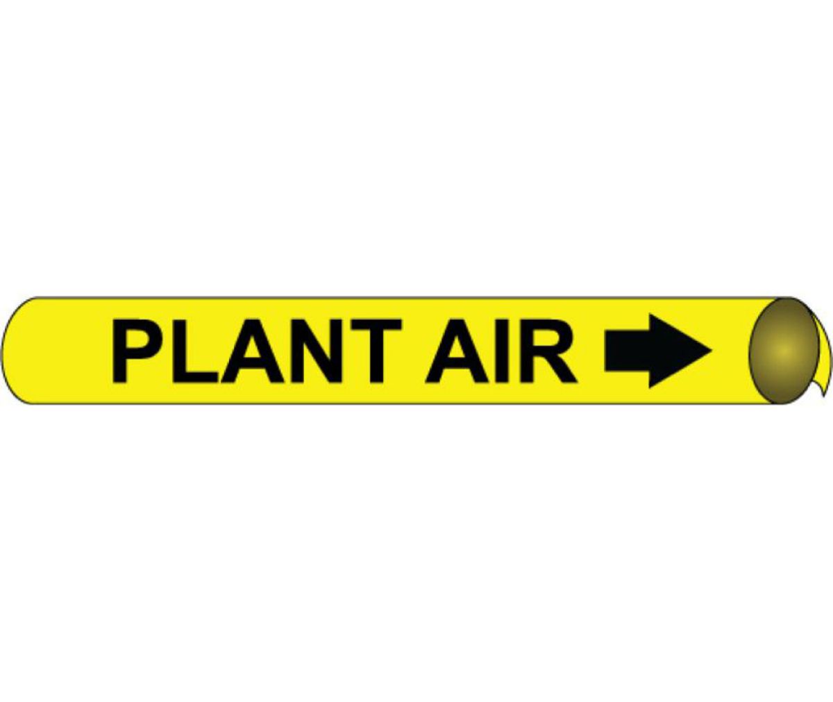PLANT AIR PRECOILED/STRAP-ON PIPE MARKER