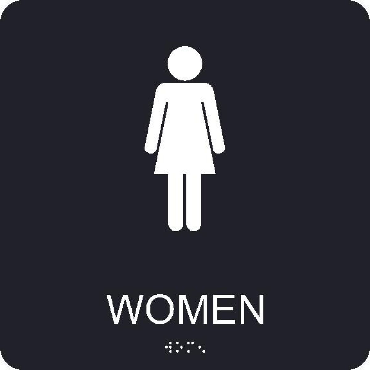 WOMEN BRAILLE SIGN