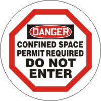 DANGER CONFINED SPACE PERMIT REQUIRED DO NOT ENTER