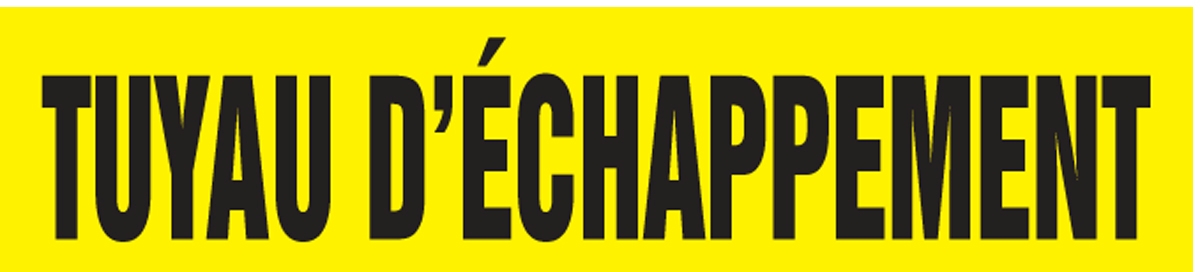 TUYAU D'ÉCHAPPEMENT