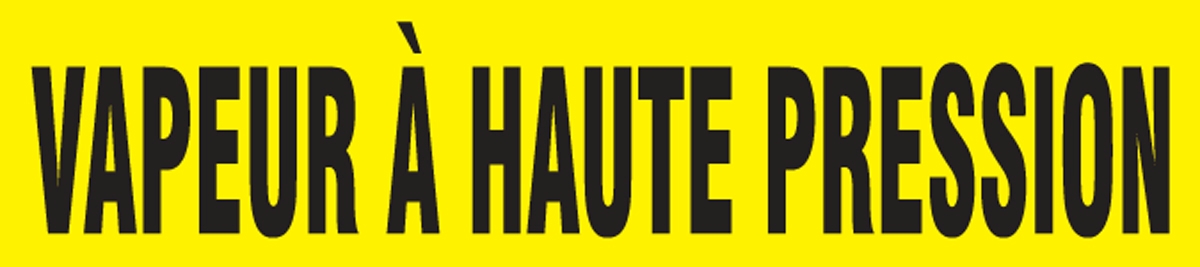VAPEUR À HAUTE PRESSION