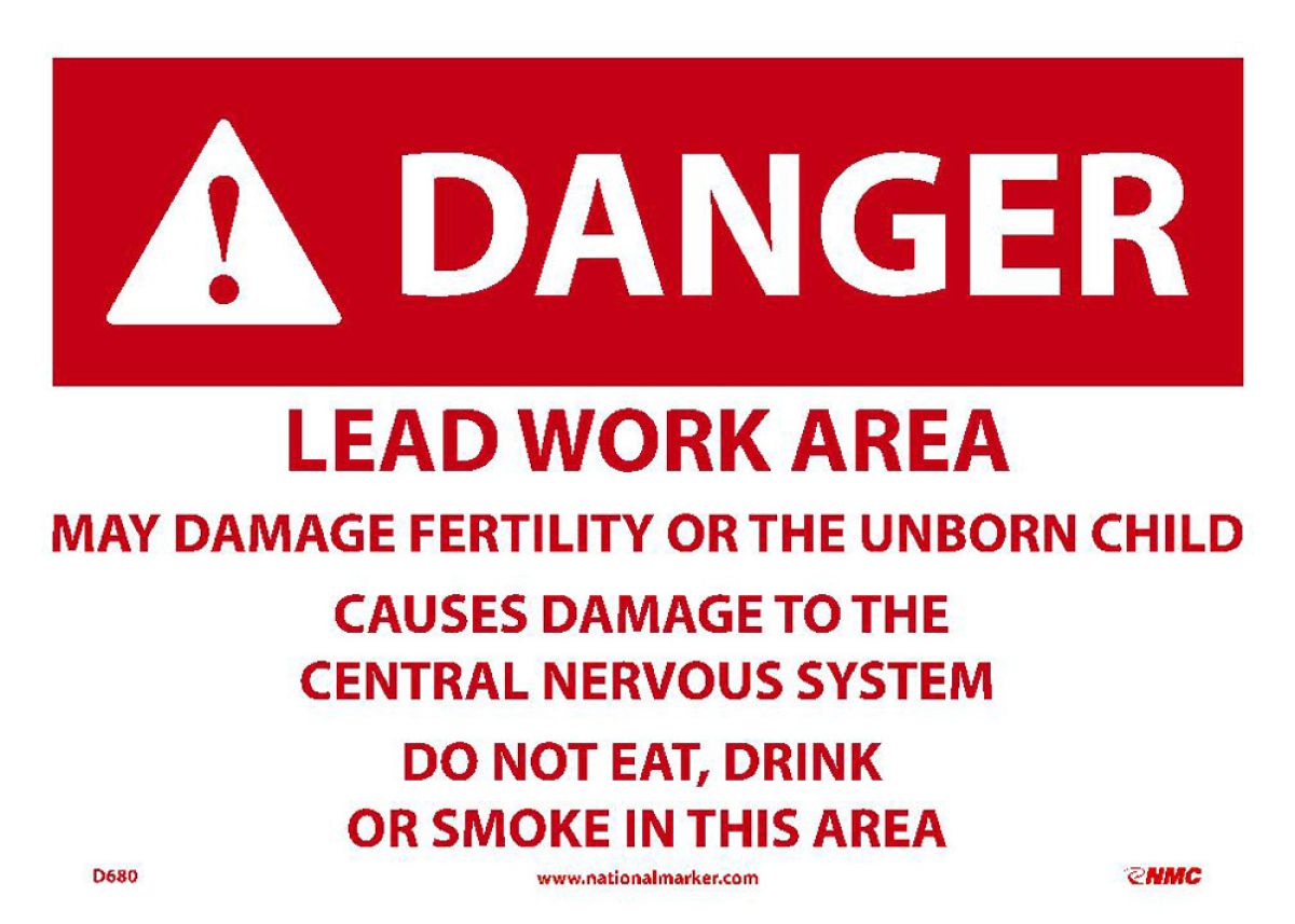 BATTERY CHARGING AREA SIGN