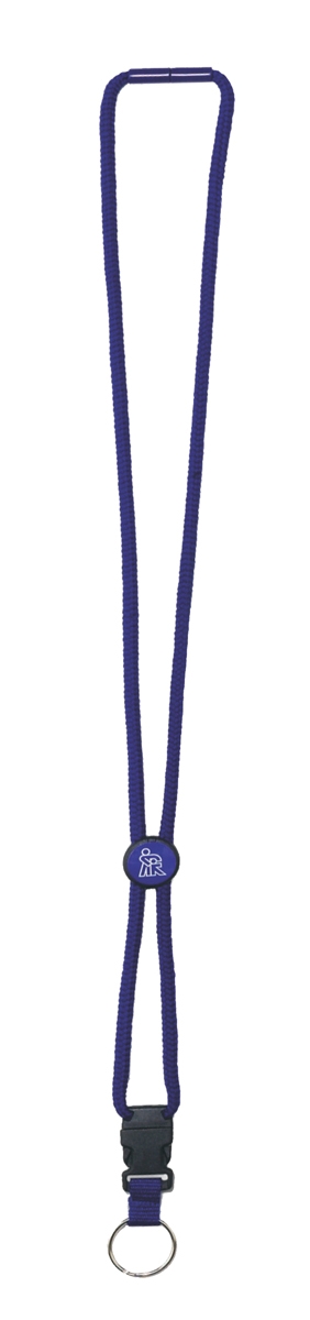 CUSTOM IMPRINTED LANYARD SLIDE <BR><I>FOR SOFT BRAIDED ROUND LANYARD</I>