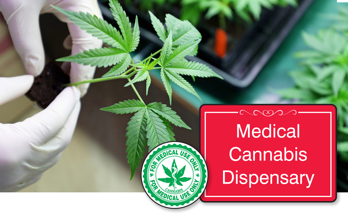 Dispensery, medical marijuana, dispensary signs