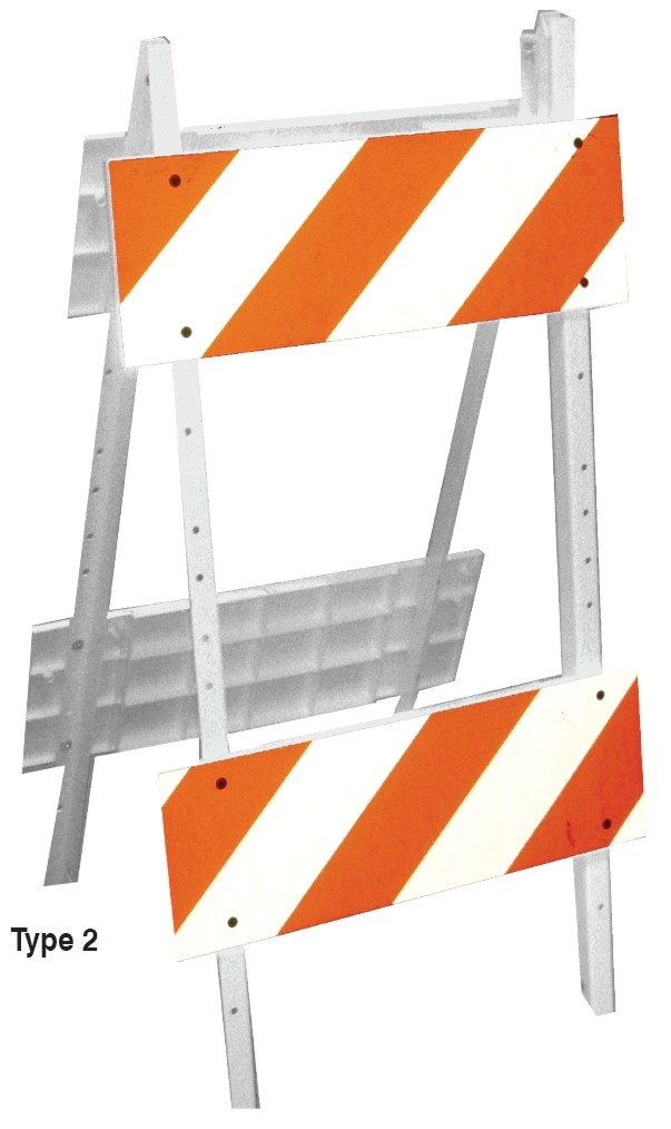 STEEL/PLASTIC BARRICADES