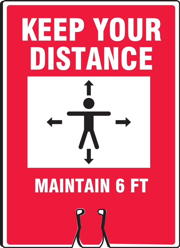 Keep Your Distance Maintain 6FT