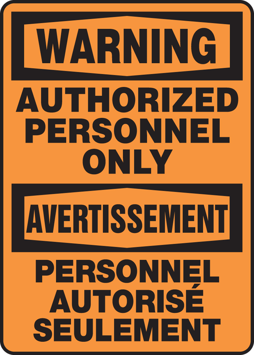 WARNING AUTHORIZED PERSONNEL ONLY