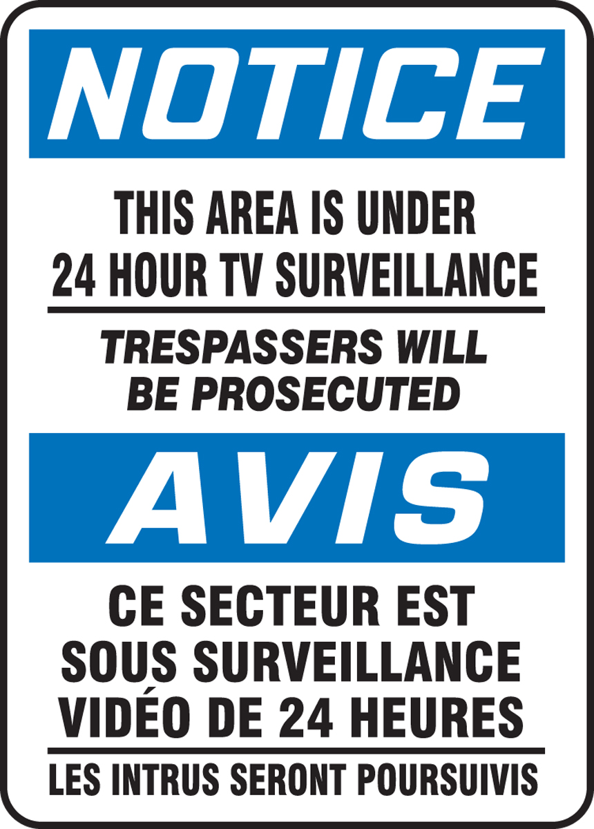 Security Signs | CCTV, Video Surveilance & Security Cameras in Use Sign