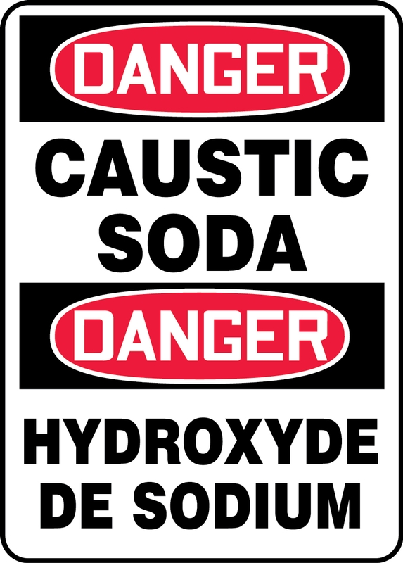 CAUSTIC SODA (BILINGUAL FRENCH)