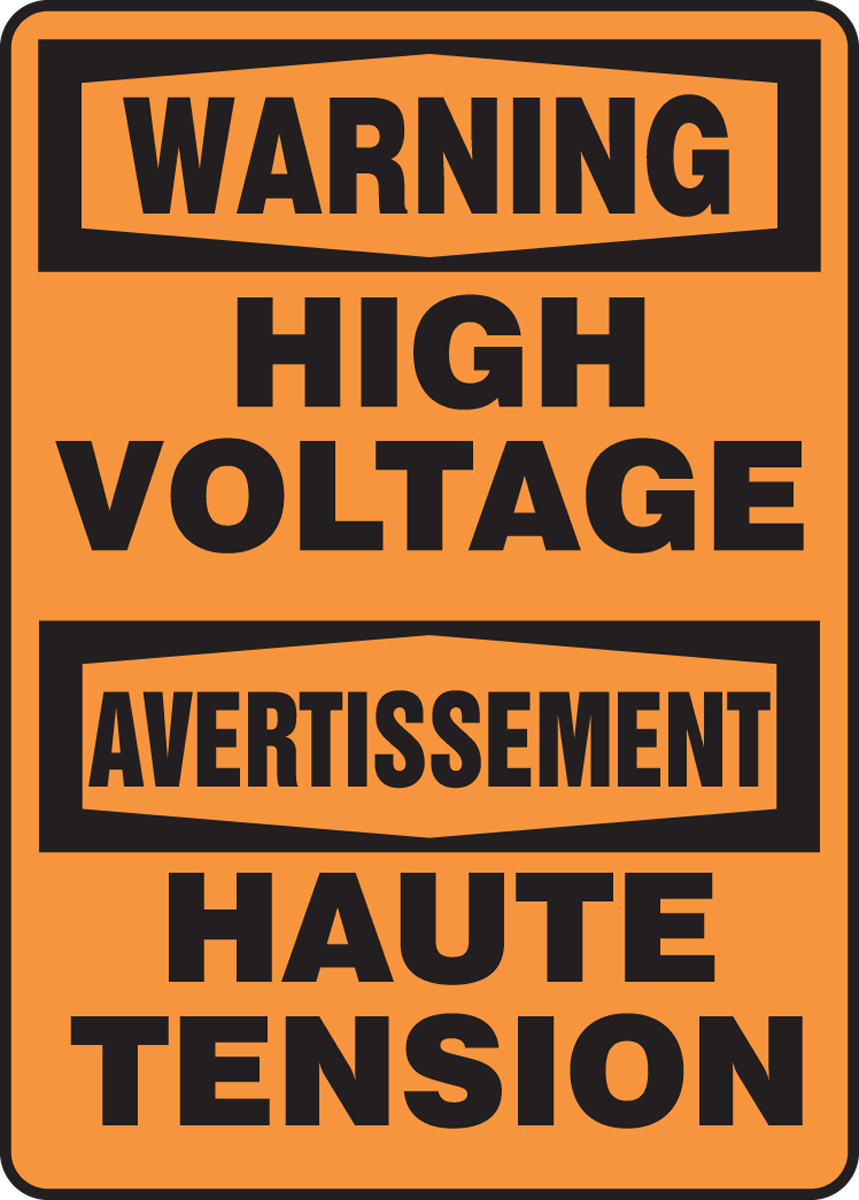 WARNING HIGH VOLTAGE