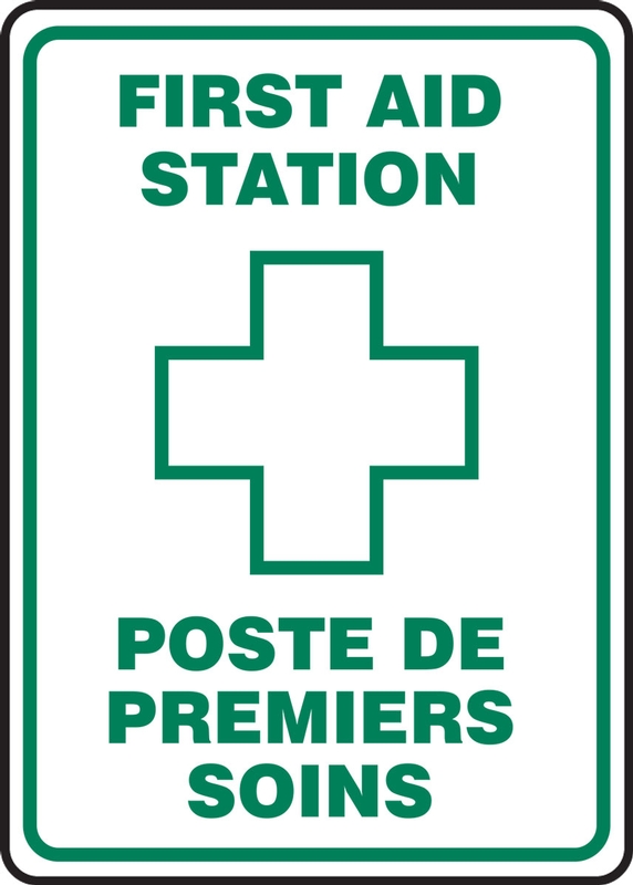 FIRST AID STATION (W/GRAPHIC) (BILINGUAL)