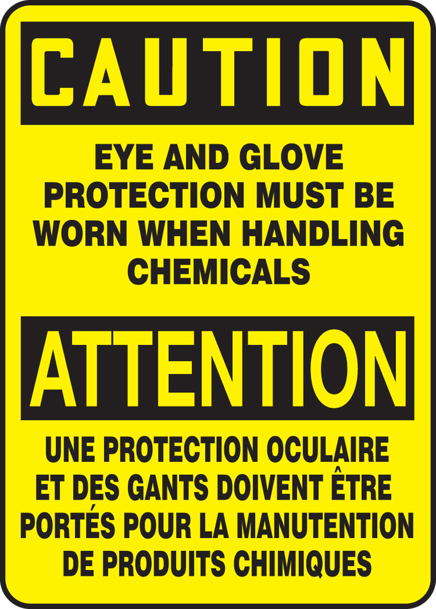 BILINGUAL FRENCH SIGN – PERSONAL PROTECTION