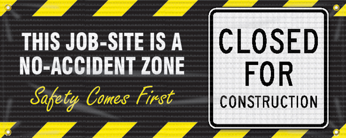 Plant & Facility, Legend: THIS JOB-SITE IS A NO-ACCIDENT ZONE SAFETY COMES FIRST