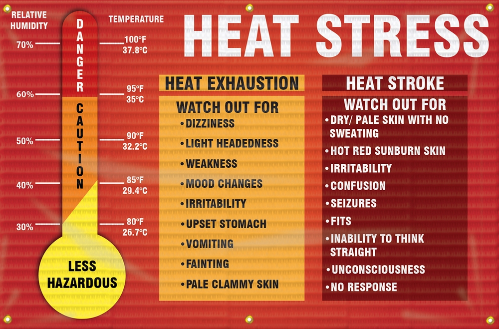 HEAT STROKE HEAT STRESS HEAT EXHAUSTION