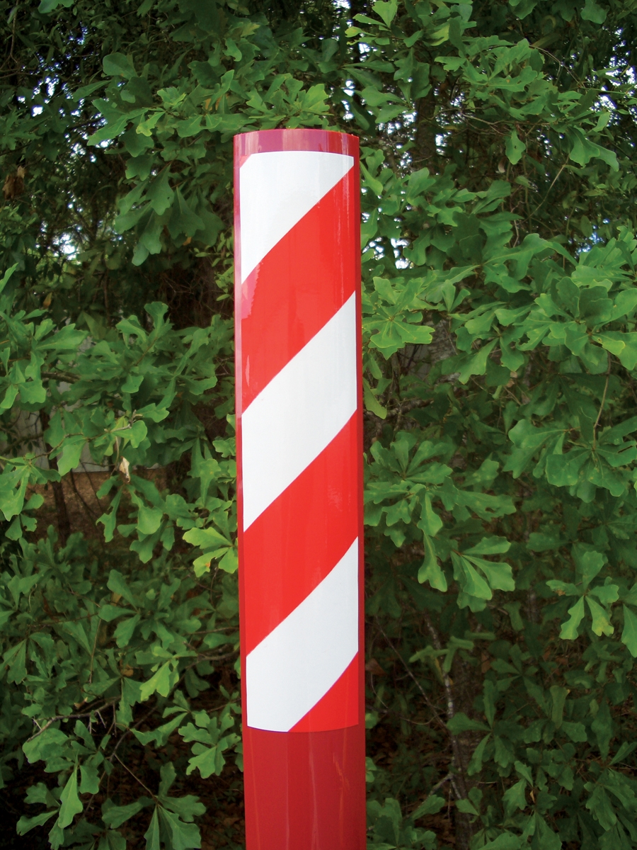 Convex Ground Stake with Reflective Decal