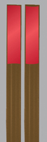 Fiberglass Stake with Reflective Decal