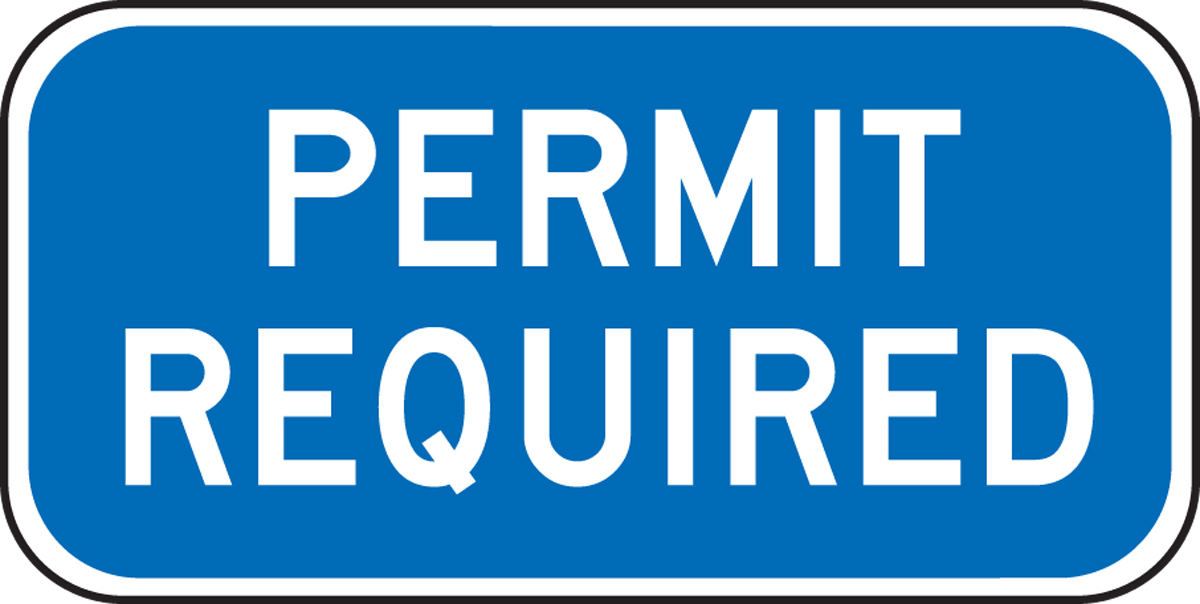 PERMIT REQUIRED