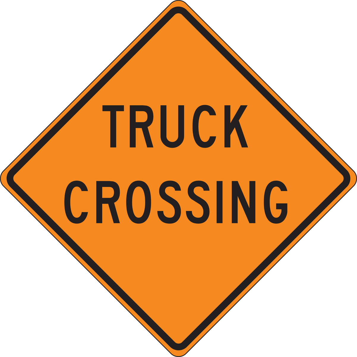 TRUCK CROSSING