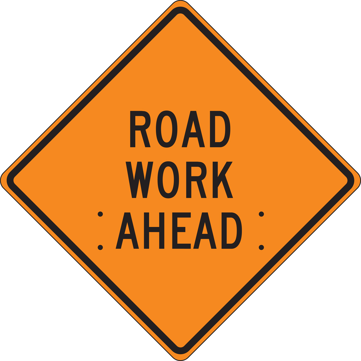 ROAD WORK AHEAD