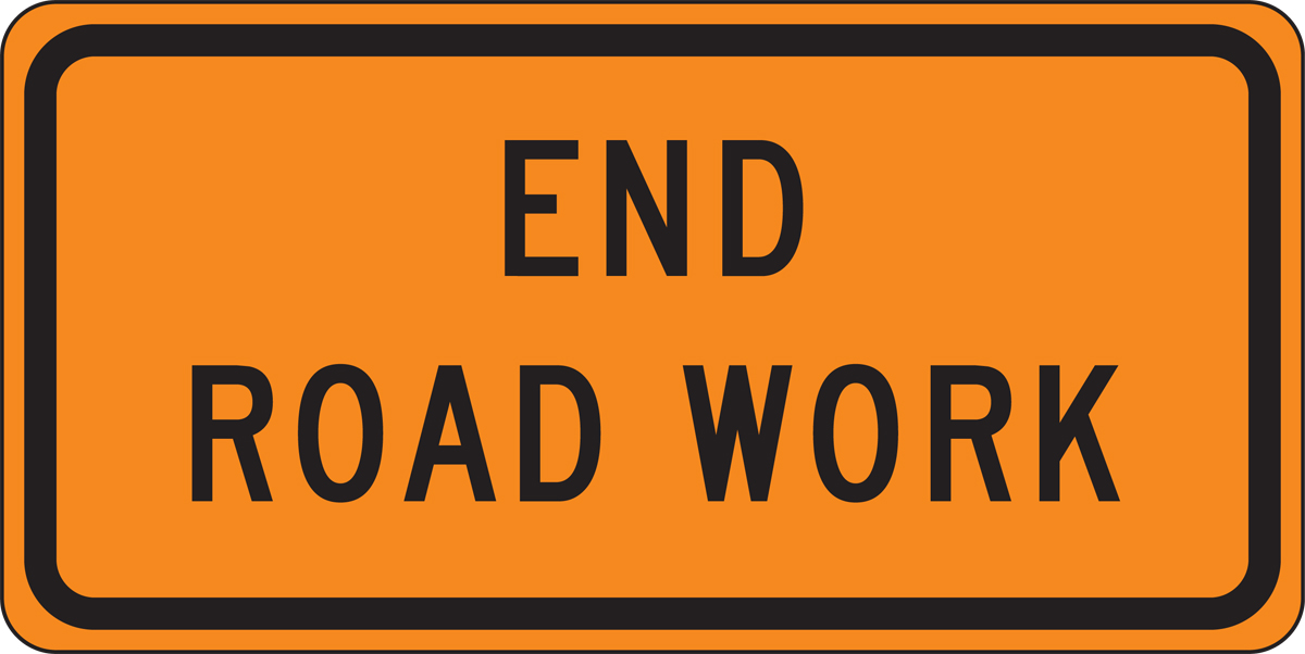 END ROAD WORK