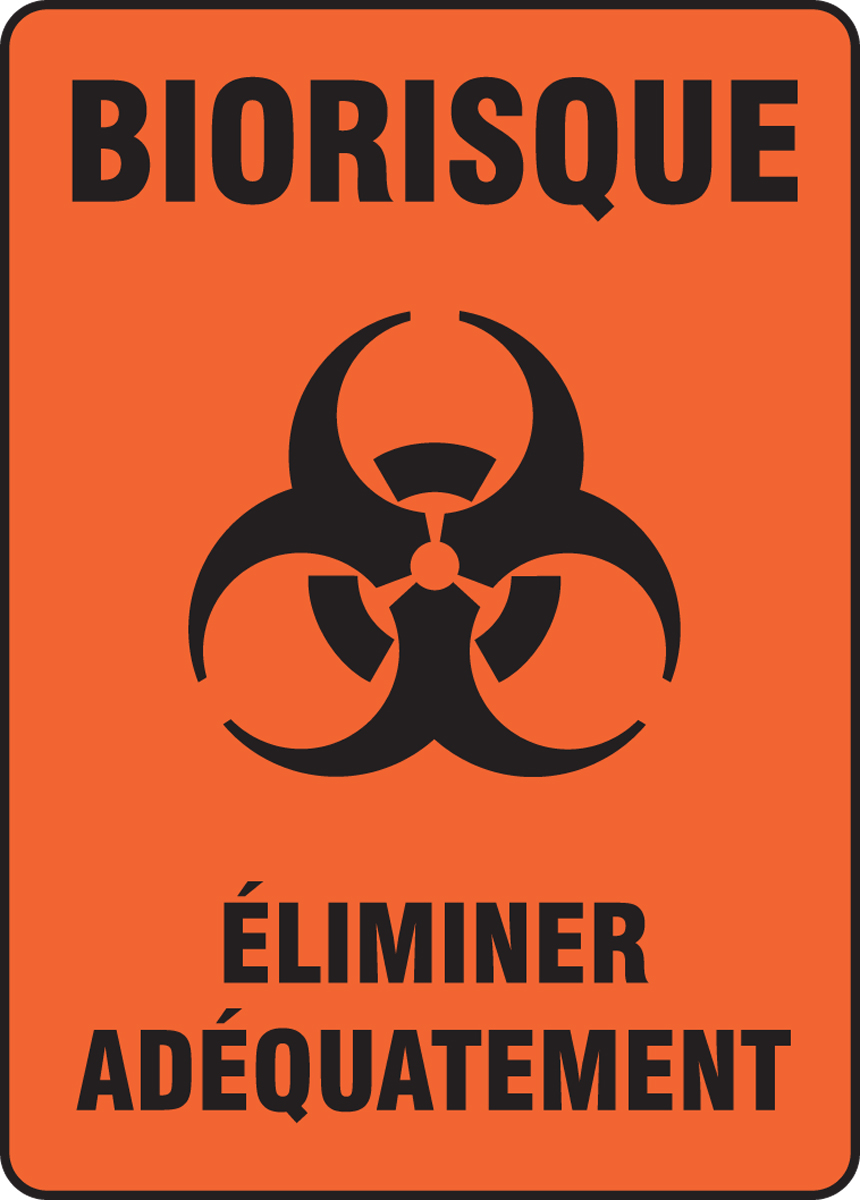 BIORISQUE ÉLIMINER ADÉQUATEMENT (FRENCH)