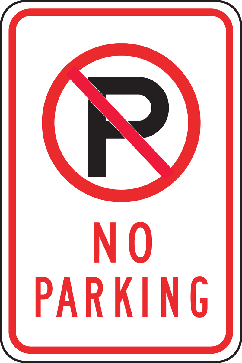 (NO PARKING SYMBOL) NO PARKING